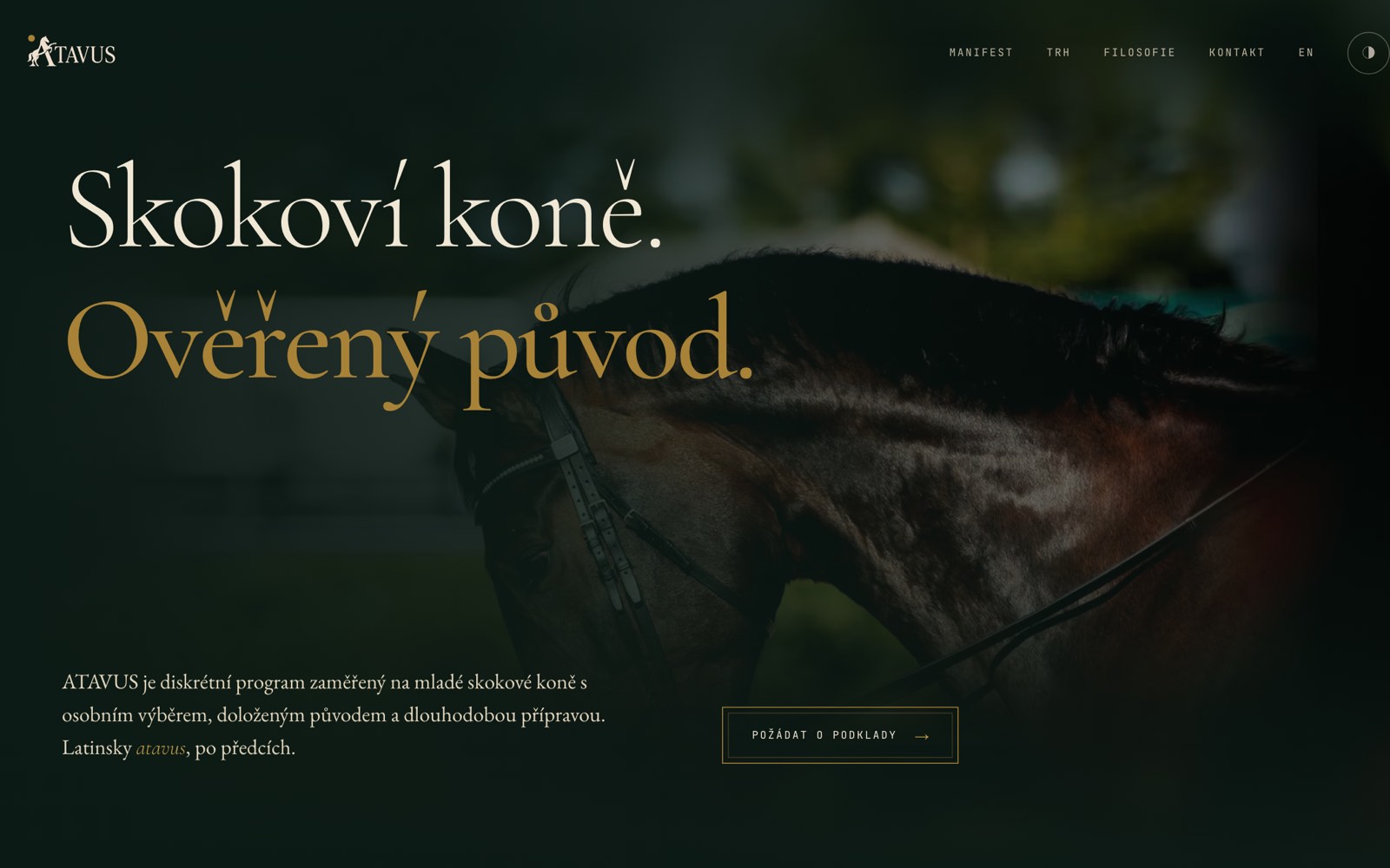 Náhled webu ATAVUS