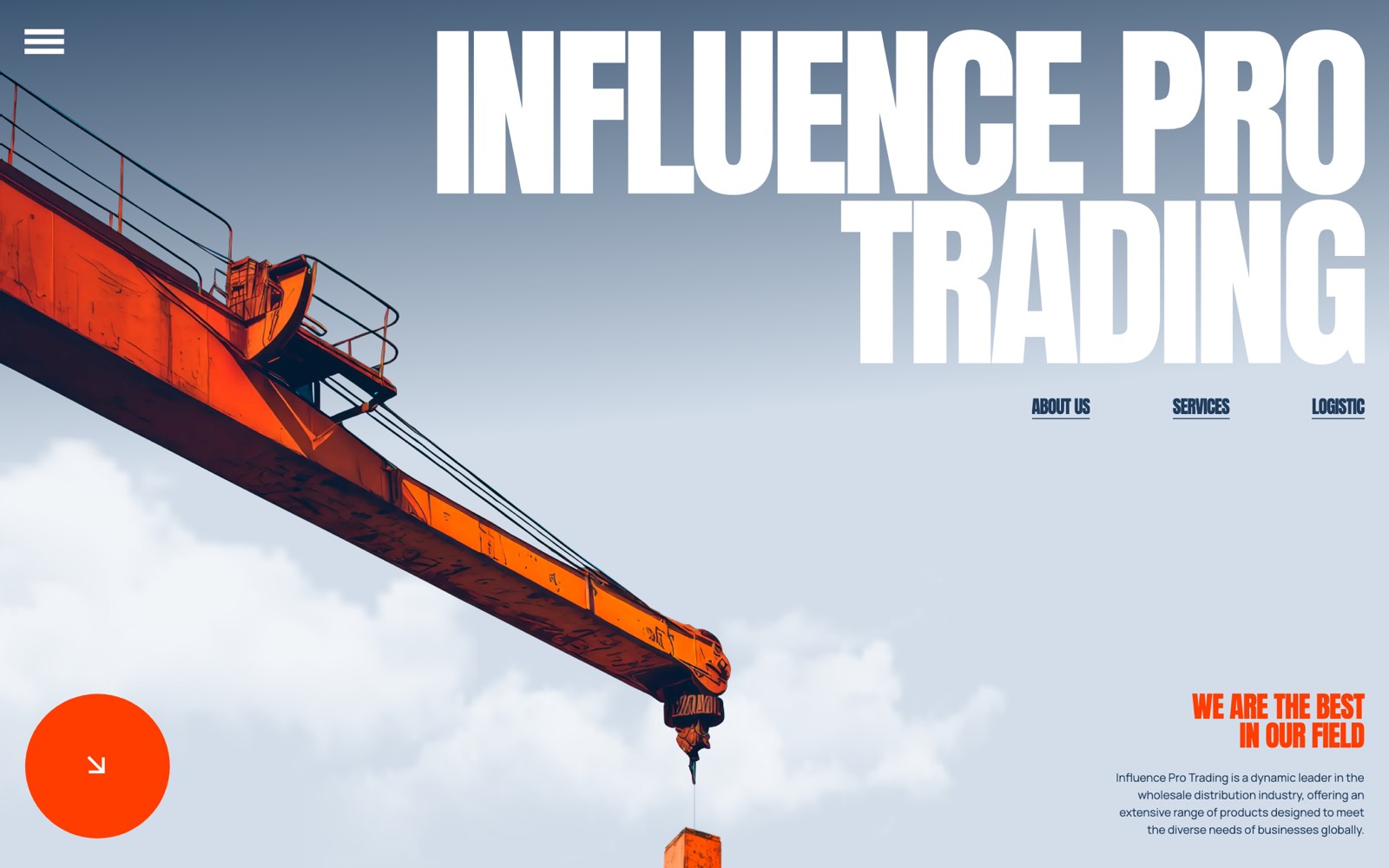 Náhled webu Influence Pro